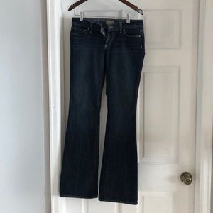 Paige low rise boot cut jeans